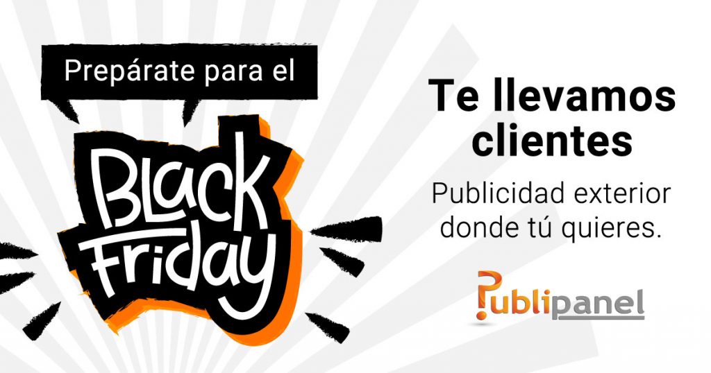black friday publicidad exterior publipanel