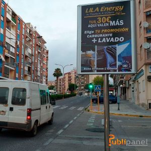 publicidad exterior en La Olleria publipanel