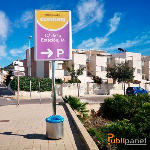 publicidad exterior en almenara publipanel