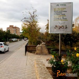 publicidad exterior en canals publipanel