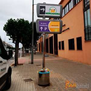 publicidad exterior en el puig publipanel