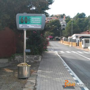publicidad exterior en gilet publipanel