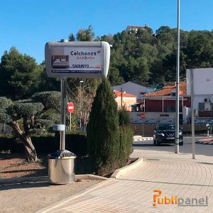 publicidad exterior en gilet publipanel