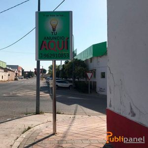 publicidad exterior en la roda publipanel