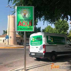 publicidad exterior en la roda publipanel