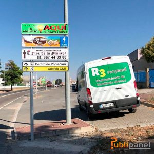 publicidad exterior en la roda publipanel