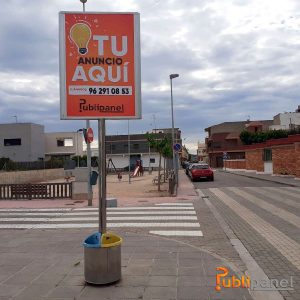publicidad exterior en les alqueries publipanel
