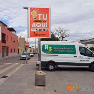 publicidad exterior en les alqueries publipanel