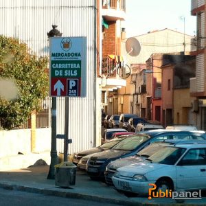 publicidad exterior en santa coloma de farners publipanel