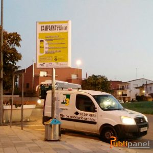 publicidad exterior en santa coloma de farners publipanel