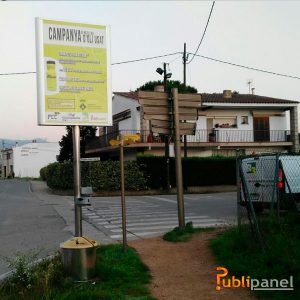 publicidad exterior en santa coloma de farners publipanel