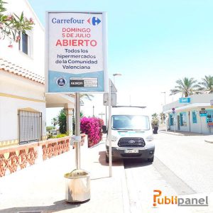 publicidad exterior en xilxes publipanel